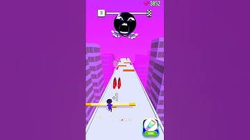 Roof Rails Running Gameplay Level-11 #youtubeshorts #games #shorts