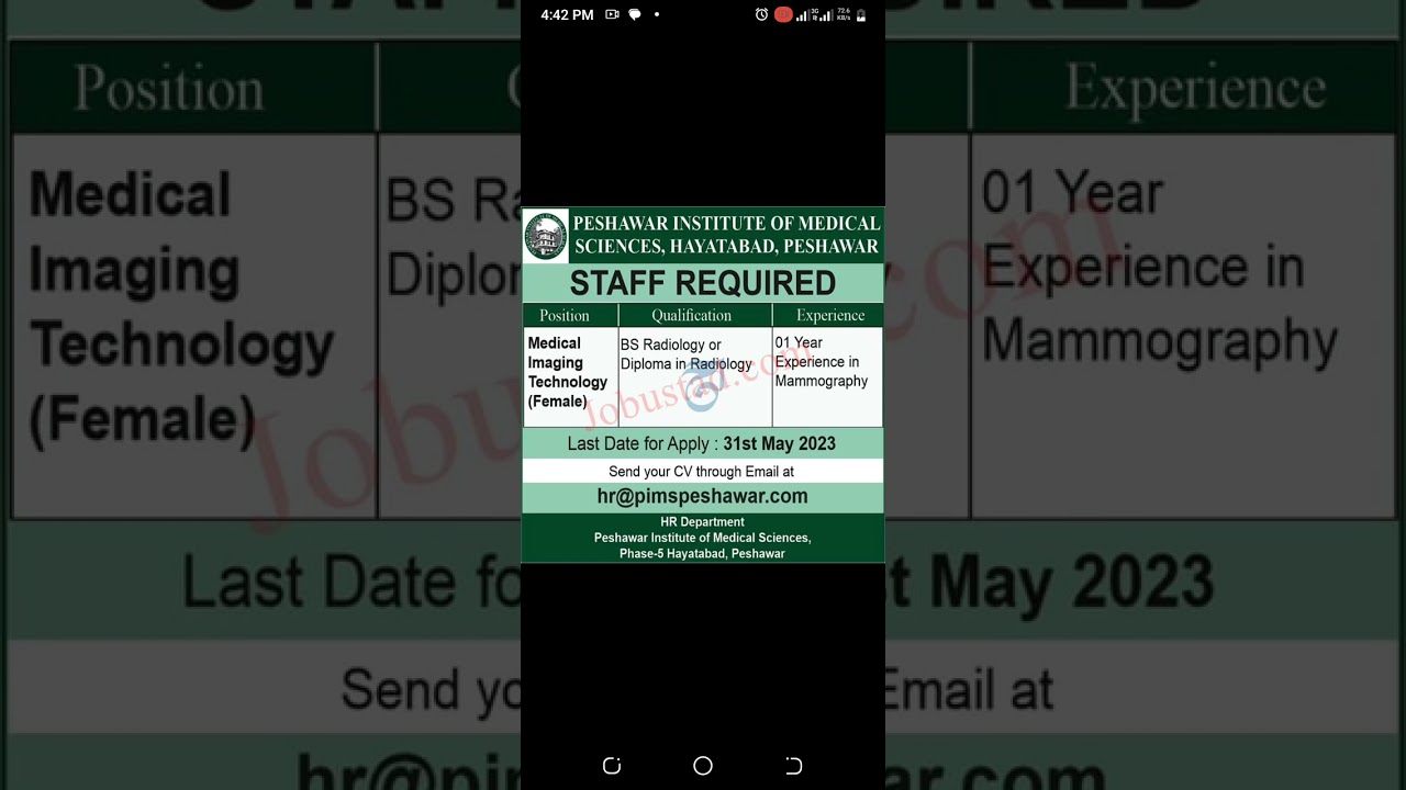 Govt hospital job in Peshawar 2023 || govt job latest job in Pakistan