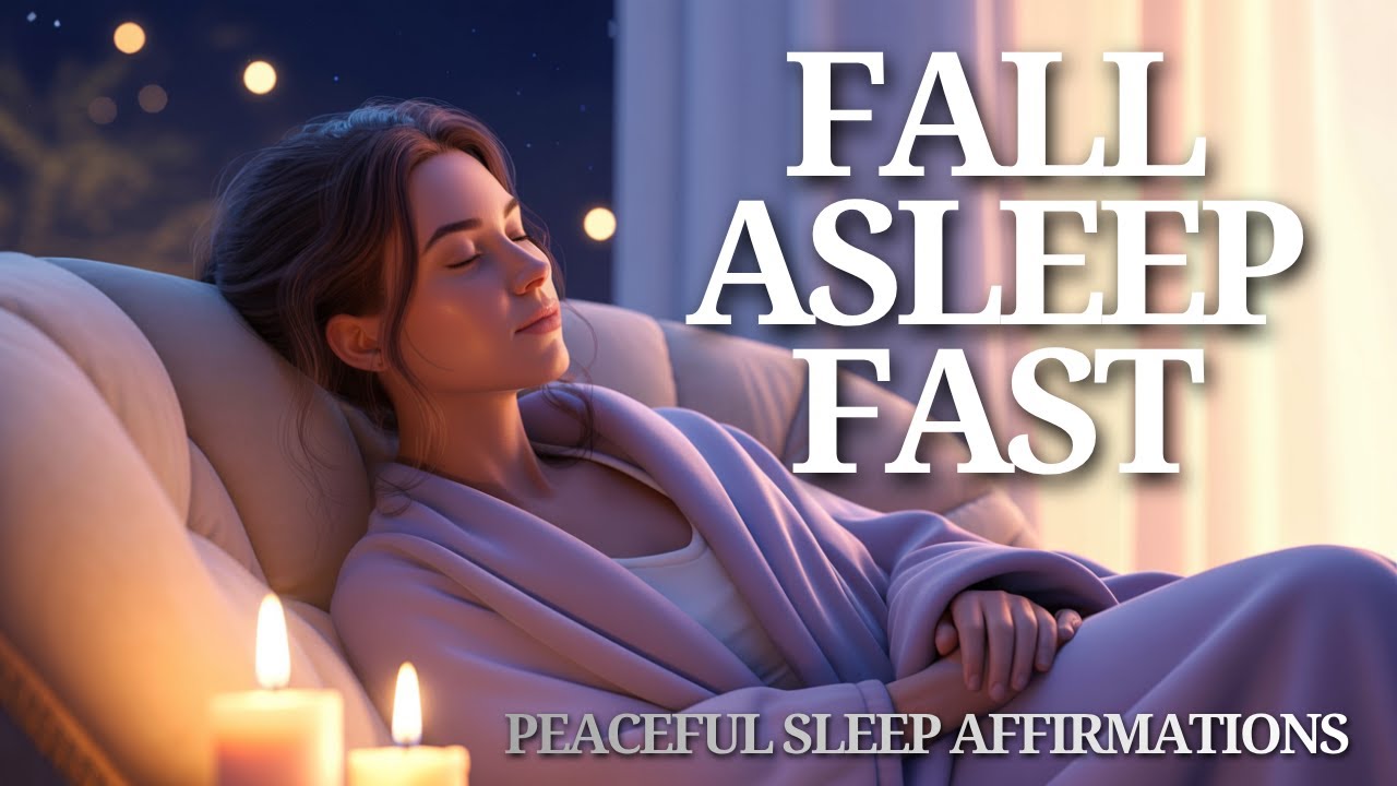 Sleep Affirmations for Peaceful Sleep | Fall Asleep Fast & Calm Your