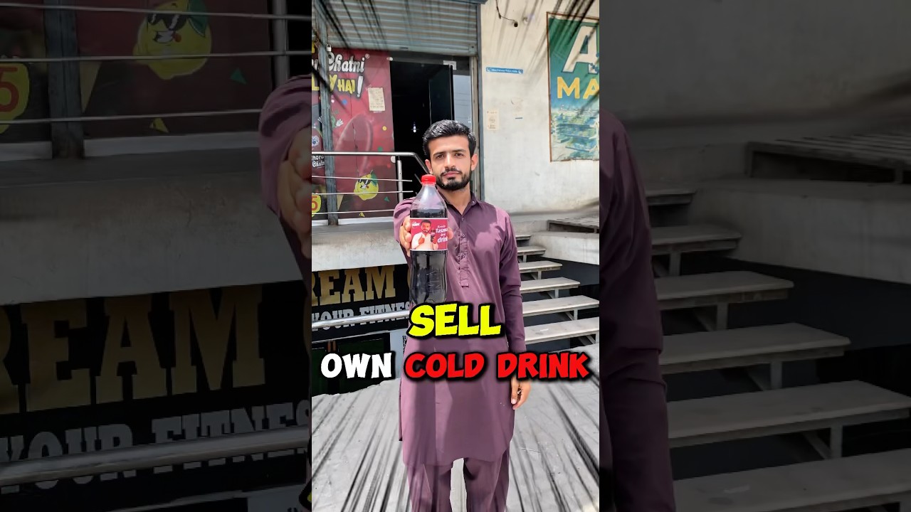 Selling my own cold drink 😱  #minivlog #shorts #food