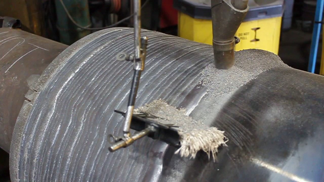 Industrial Machine & Mfg. Inc. Hardfacing Compactor Rolls YouTube