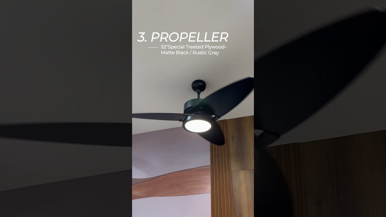 Top 3 Designer Fans with reversible Blades by Fanzart