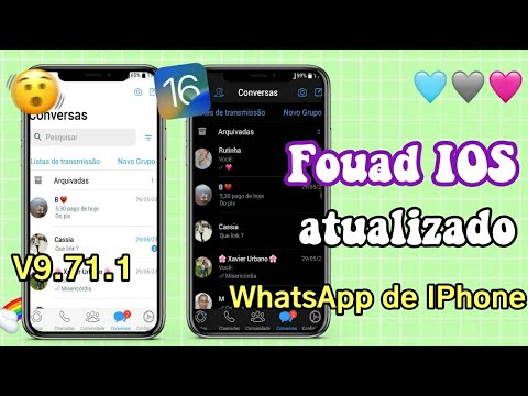 FOUAD IOS 9.71.1 ~ WHATSAPP IGUAL DO IPHONE NO ANDROID 2023 com funções ...