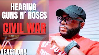 I was asked to listen to Guns N' Roses  Civil War (First Reaction!!)