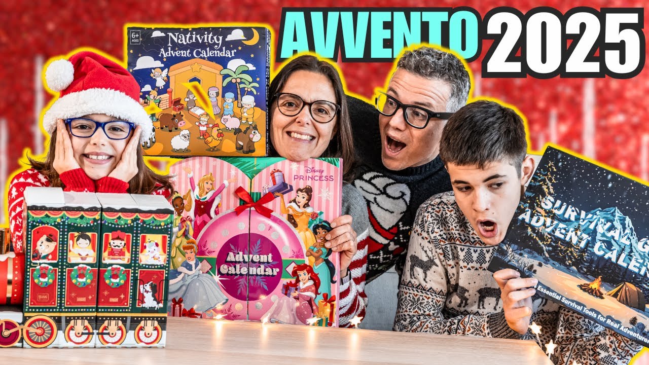 CALENDARI AVVENTO NATALE 2025: LEGAMI, Presepe LEGO, Kit Sopravvivenza e Principesse