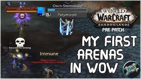My First Arenas in WoW | Shadowlands Pre Patch PvP