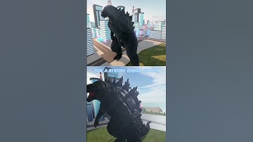 Kaiju universe 1v1 Godzilla 2021 vs Godzilla 2019 #roblox #kaijuuniverse #shorts