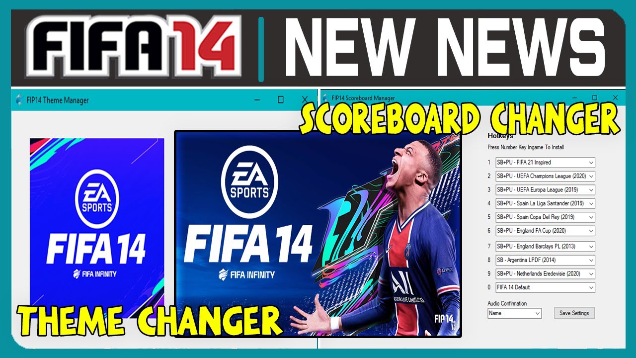 FIFA 14 NEWS | NEW THEME AND NEW SCOREBOARD | THEME SWITCHER, SCOREBOARD SWITCHER
