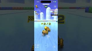 Mario Kart Tour - Gold Mario in SNES Vanilla Lake 1T