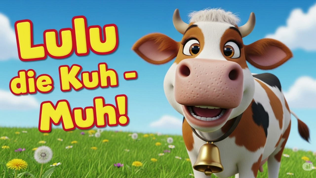 Lulu die Kuh 🐄 Fröhliches Tierlied für Kinder