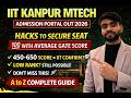 IIT Kanpur Mtech Admission Portal 2026 | How To Secure Seat WIth Average GATE Score IIT Mtech Cutoff