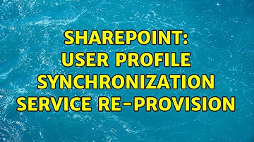 Sharepoint: User Profile Synchronization service re-provision (2 Solutions!!)