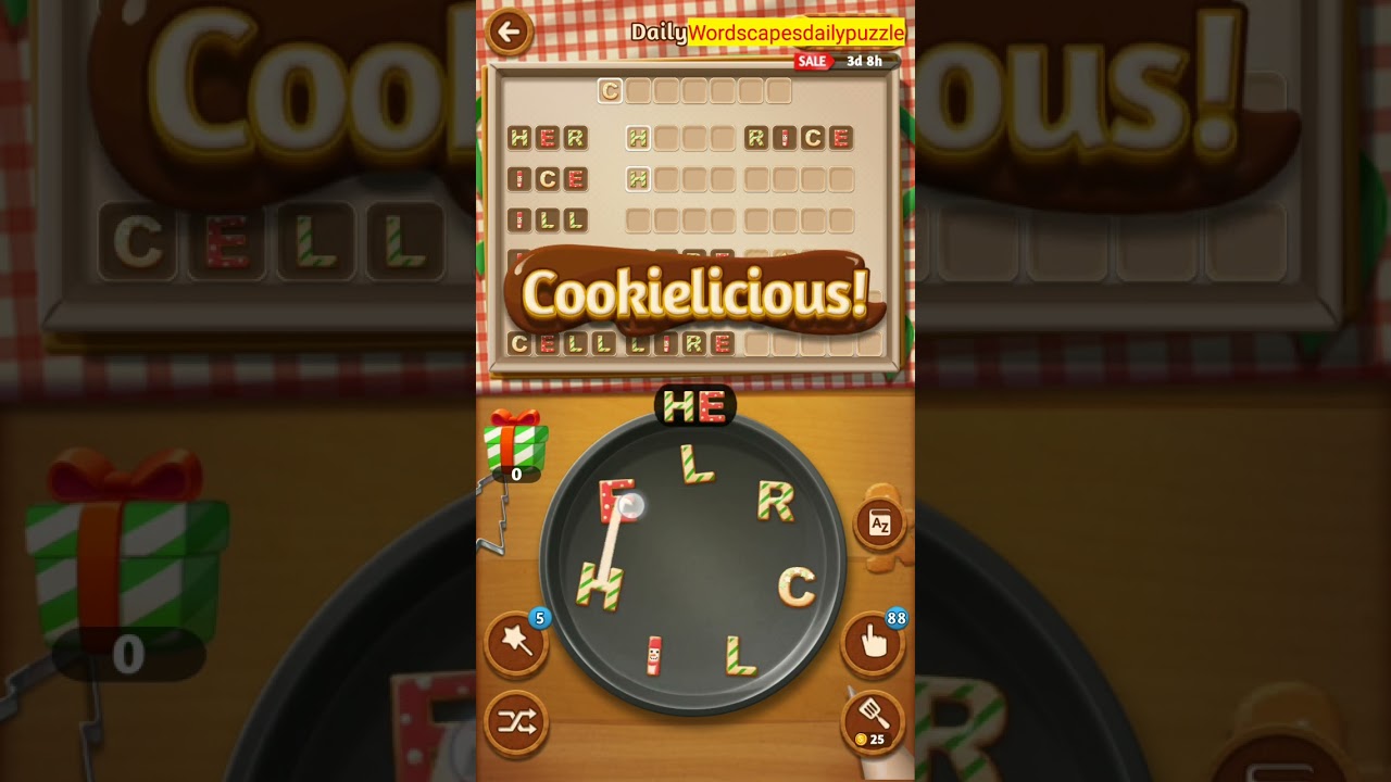 Word Cookies Daily Puzzle December 22 2023 Answers