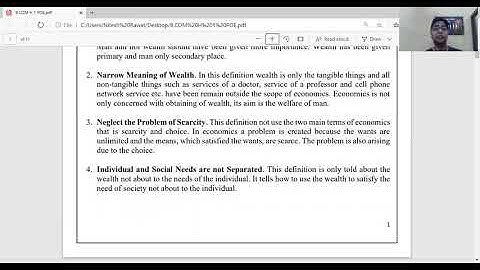 B.Com.(H) | Sem-1 | Unit - 1 | Principles of Economics | Deptt. of Commerce | CGC Online Classes