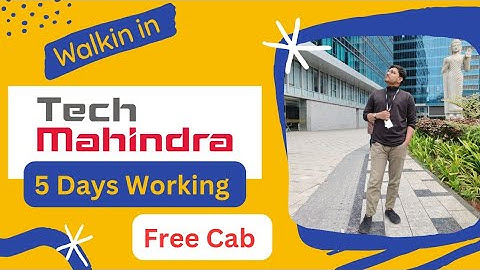 Tech Mahindra Mega Walkin Drive | 10+2 Or Above Eligible | Free 2 Way Transport | 5 Working days