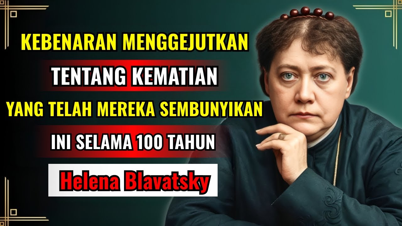 DILARANG PULUHAN TAHUN: Helena Blavatsky Ungkap Rahasia Jiwa Setelah Kematian