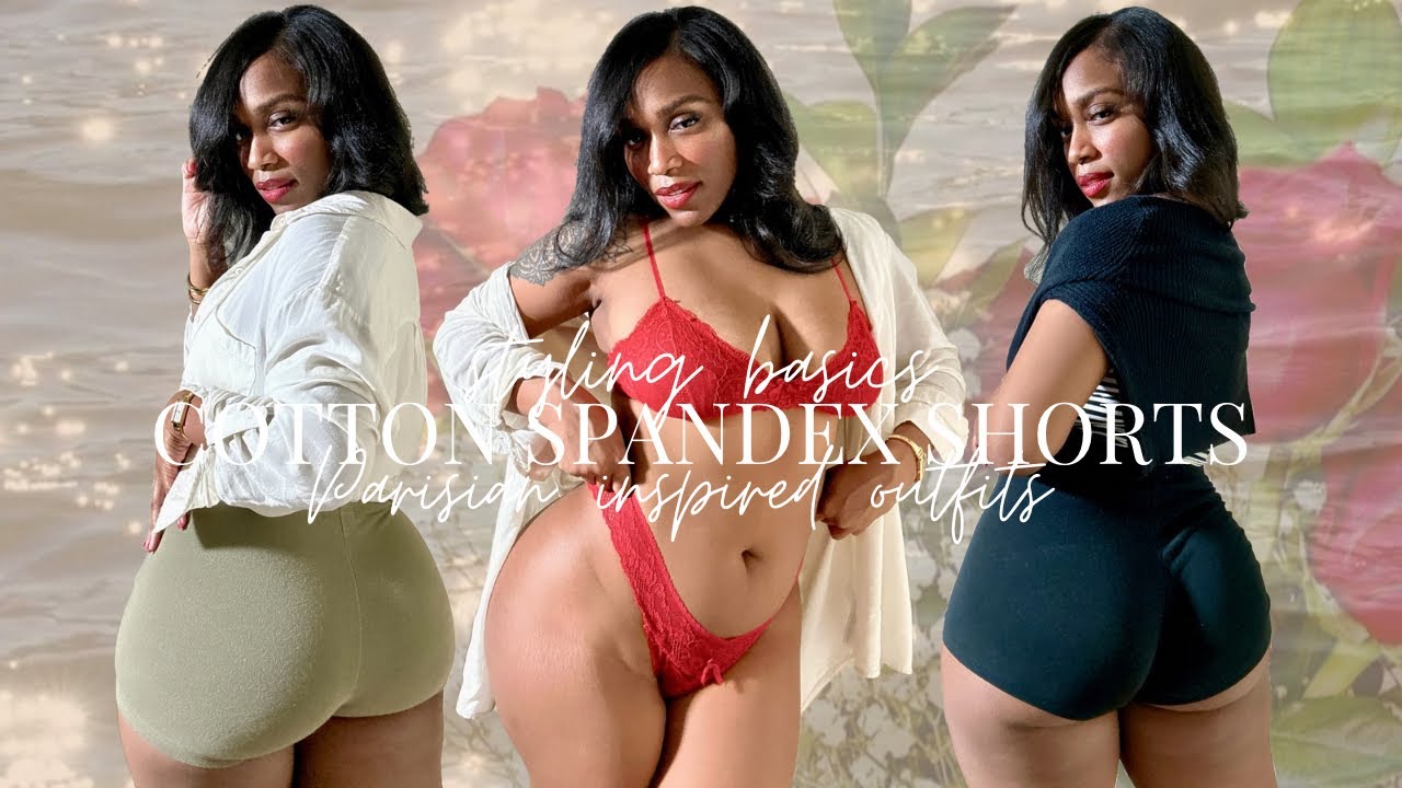 STYLING BASICS | COTTON SPANDEX SHORTS | PARISIAN INSPIRED OUTFITS | SIREN SUMMER | MEKA LA'RAE