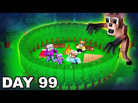 We Built THE MOST SECURE BASE In Minecraft 99 Nights In The Forest!