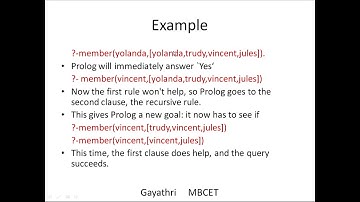 Programming Paradigms Prolog