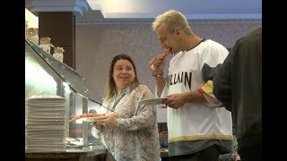 Eating Strangers Food At Buffet Prank!