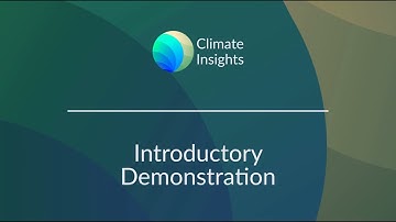 Climate Insights Demonstration