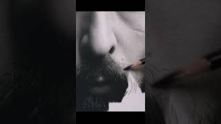 Mirror Charcoal And Graphite On Fabriano Artistico Paper