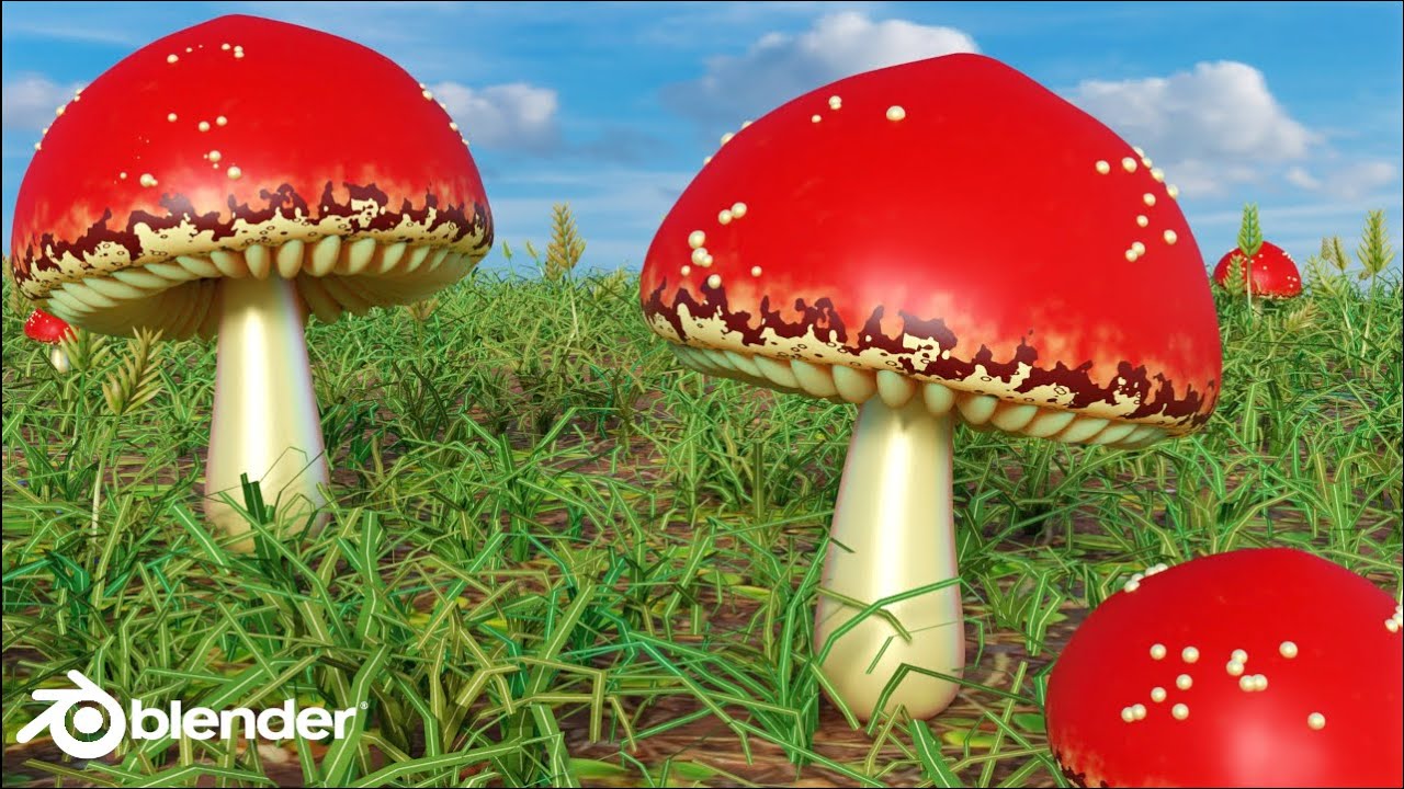 Blender Animation: Mushroom Meadow