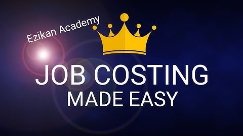 Job Costing in Cost and Management Accounting