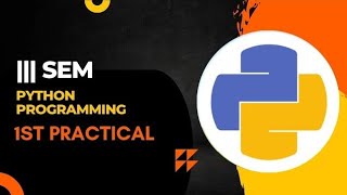python 1st practical sem 3rd syit 😎😎| clear audio | #pythonprogramming