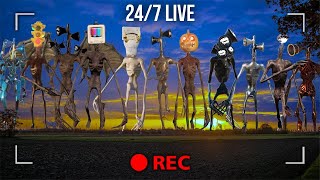 LIVE: ALL Siren Head CREATURES on CAMERA..!