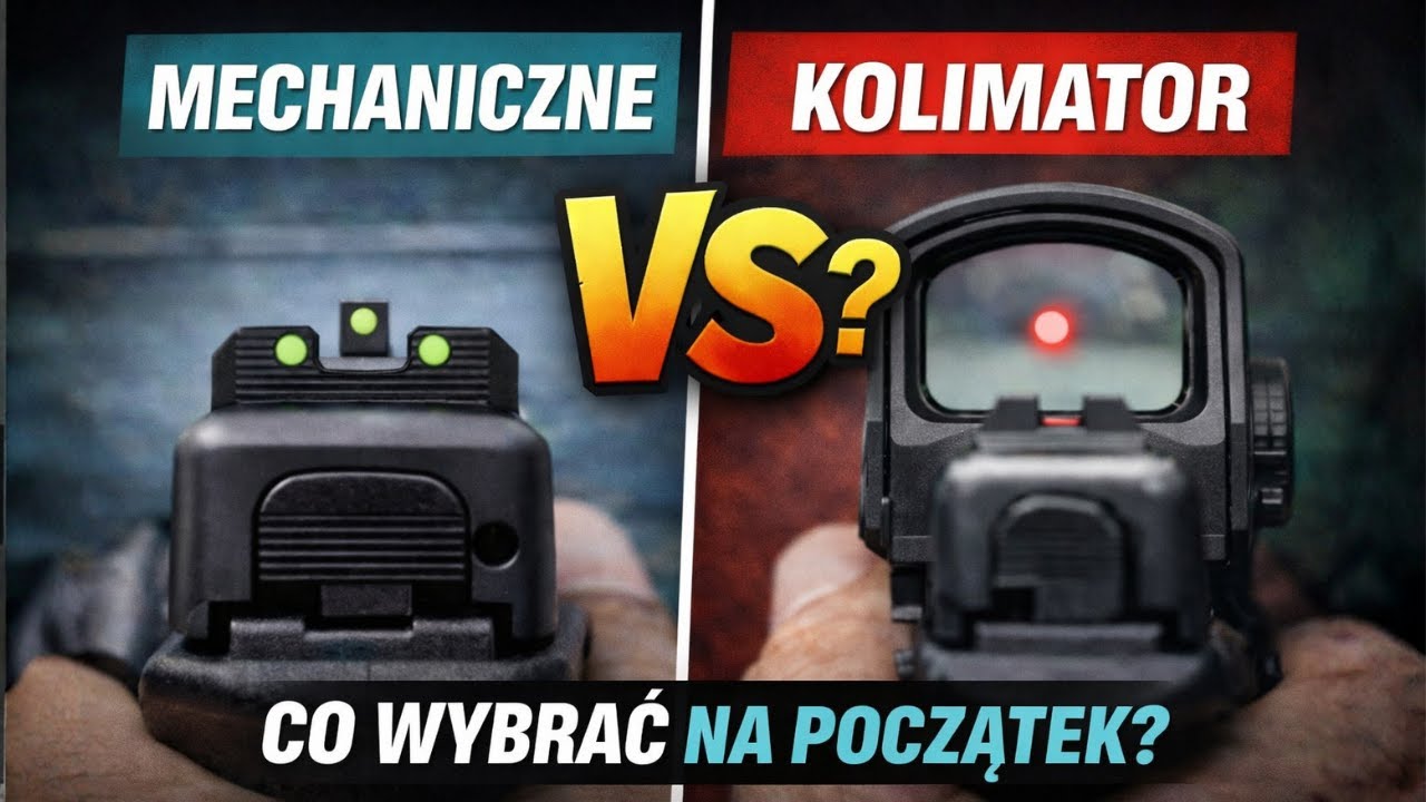 Kolimator czy przyrządy mechaniczne? Co WYBRAĆ i dlaczego (praktyczne porównanie)