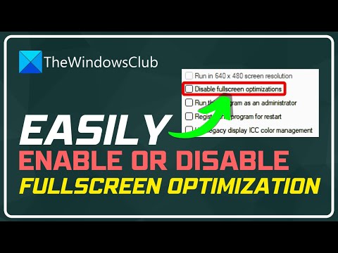 How To Disable fullscreen optimization for games o - AMD Community