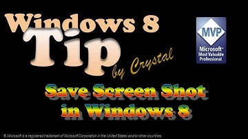 Windows 8 Save Screenshot (Win-PrintScreen) (cc)