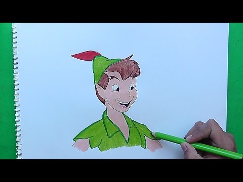 Dibujando y coloreando Peter Pan - Drawing and coloring Peter Pan