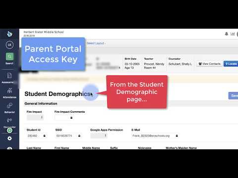 Parent Portal Access Key