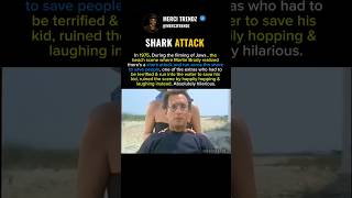 a shark attack and run acros the shore to save people.#shorts