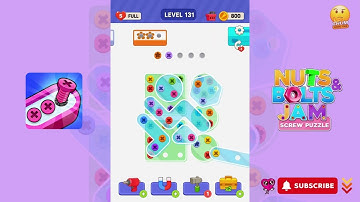 Unscrew It: Nuts & Bolts Jam - Level 131 - Gameplay walkthrough