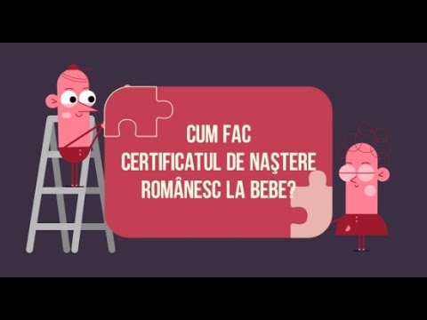 Video: Cum Se Recuperează Certificatul De Naștere Al Unui Copil