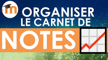 Moodle Organiser le carnet de notes