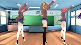 Mmd Ddlc Gangnam Style