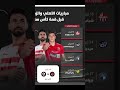 مباريات الأهلي والزمالك قبل قمة كأس مصر