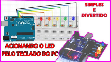 Projeto simples Led e arduíno ( monitor serial )