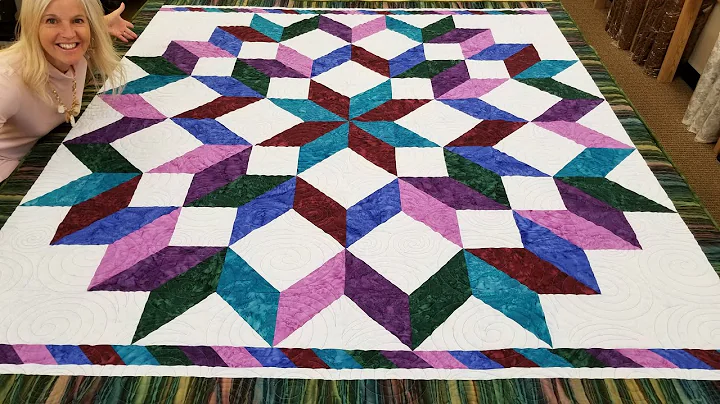 DONNA'S EASY CARPENTERS WHEEL QUILT! *************...