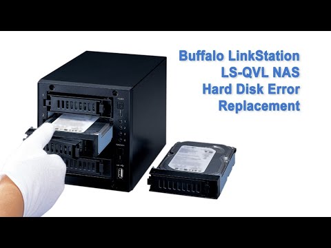 Buffalo LinkStation LS-QVL RAID5 Harddisk replacement - YouTube
