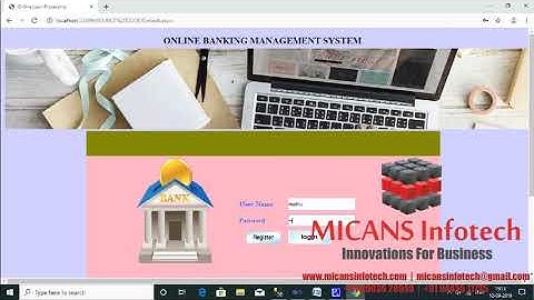 ONLINE BANKING MANAGEMENT SYSTEM ASP.NET PROJECT