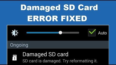 How to repair damaged SD card or USB Flash Drive