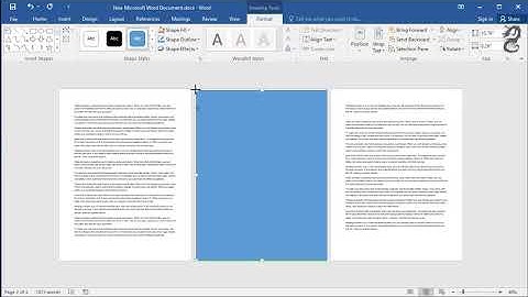 How to change the background color of a single page in Word