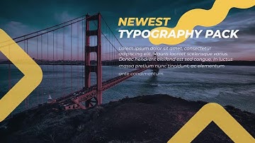 Typography Pack Scenes After Effects Templates