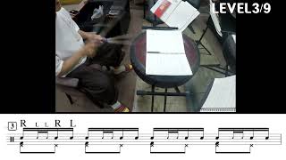 LEVEL3/9~5 Stroke roll 4가지
