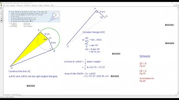 Add Math Form 5 Chapter 1 (L05) Problems involving Circular Measure
